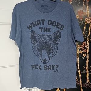 Blue Fox Graphic Short Sleeve Tee